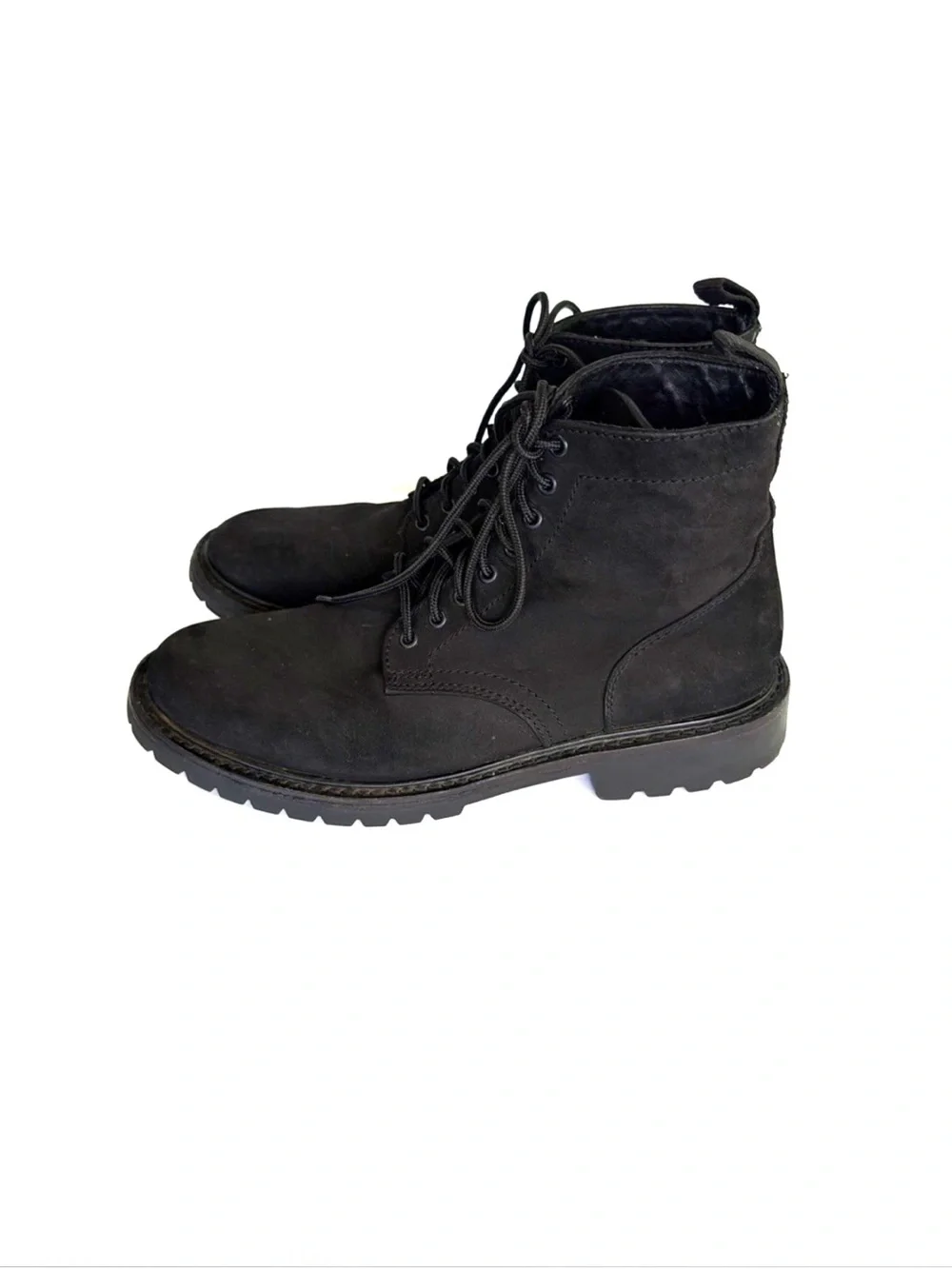 Thursday Boot Co. Hero Black Matte Nubuck Lace Up Boots Men Size 9.5